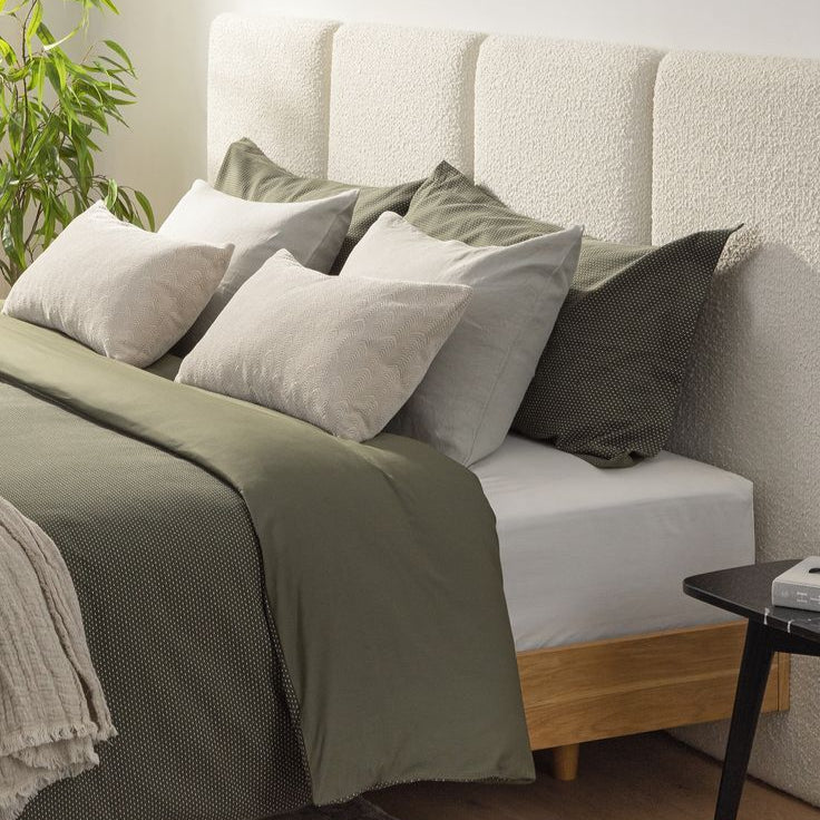 Ivory Wave Headboard