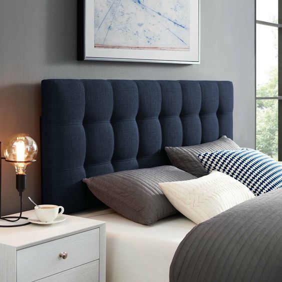 Midnight Tufted Headboard