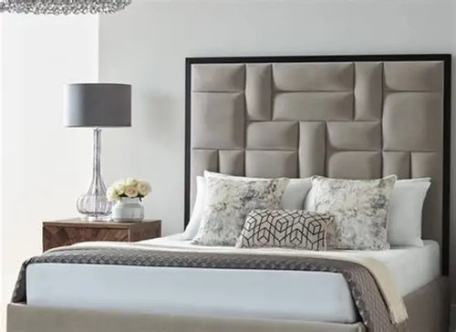 Ashen Mosaic Headboard
