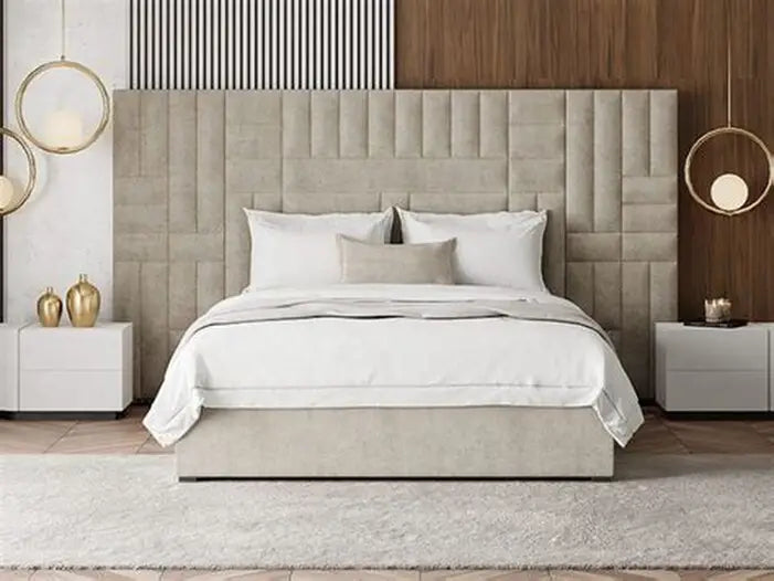 Taupe Ridge Headboard