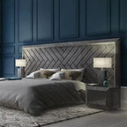 Slate Chevron Headboard