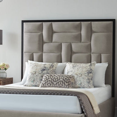 Ashen Mosaic Headboard