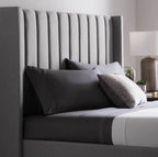 Scarlet Panelled Headboard